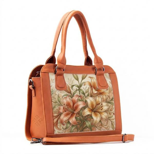 Havana Travel Hobo Bag Vintage Watercolor Lilis Flowers Seamless Pattern - 1