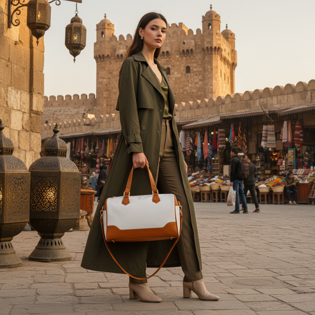 Metro Grace Barrel Bag – Sleek & Sophisticated