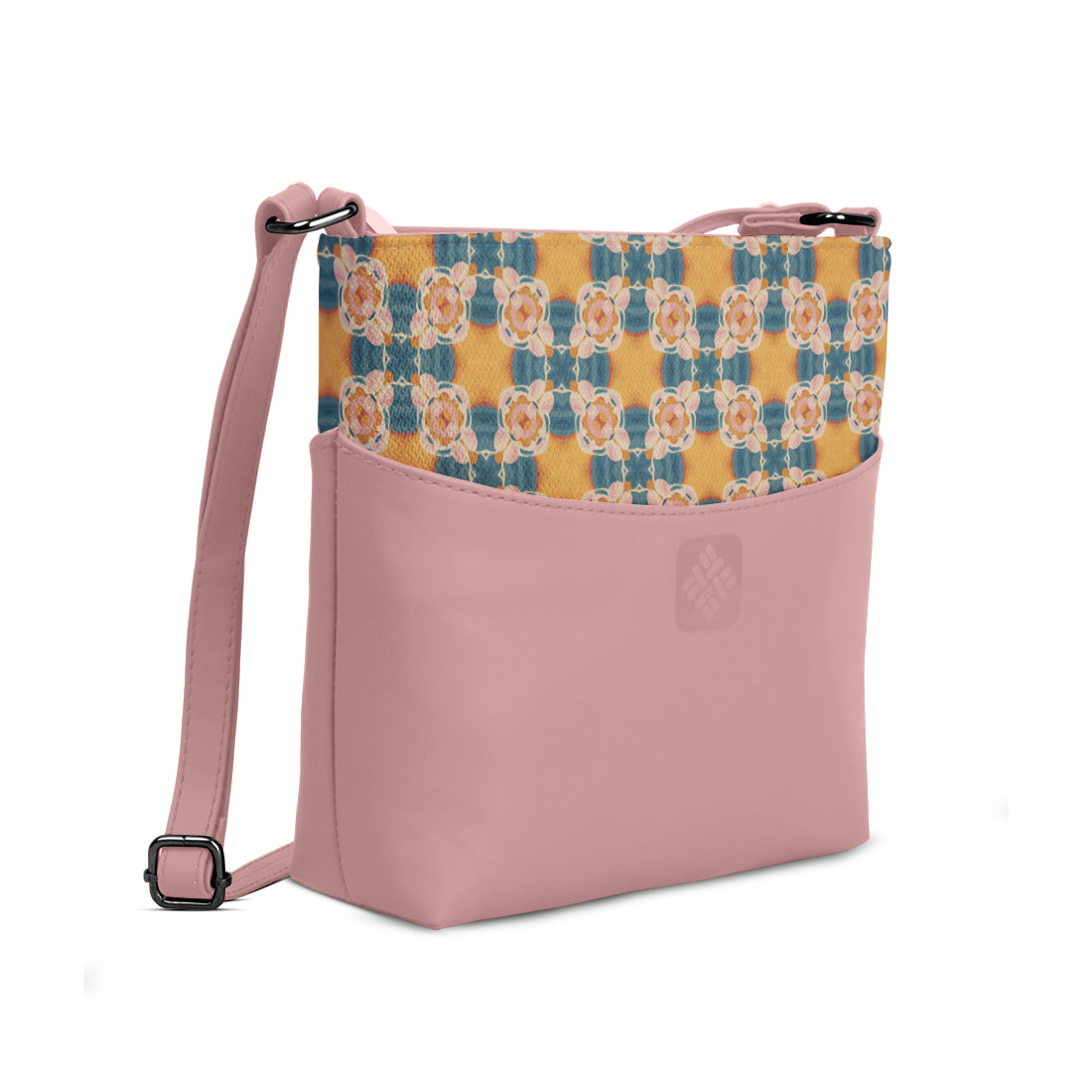 Chic Essentials Crossbody Floral Elegance