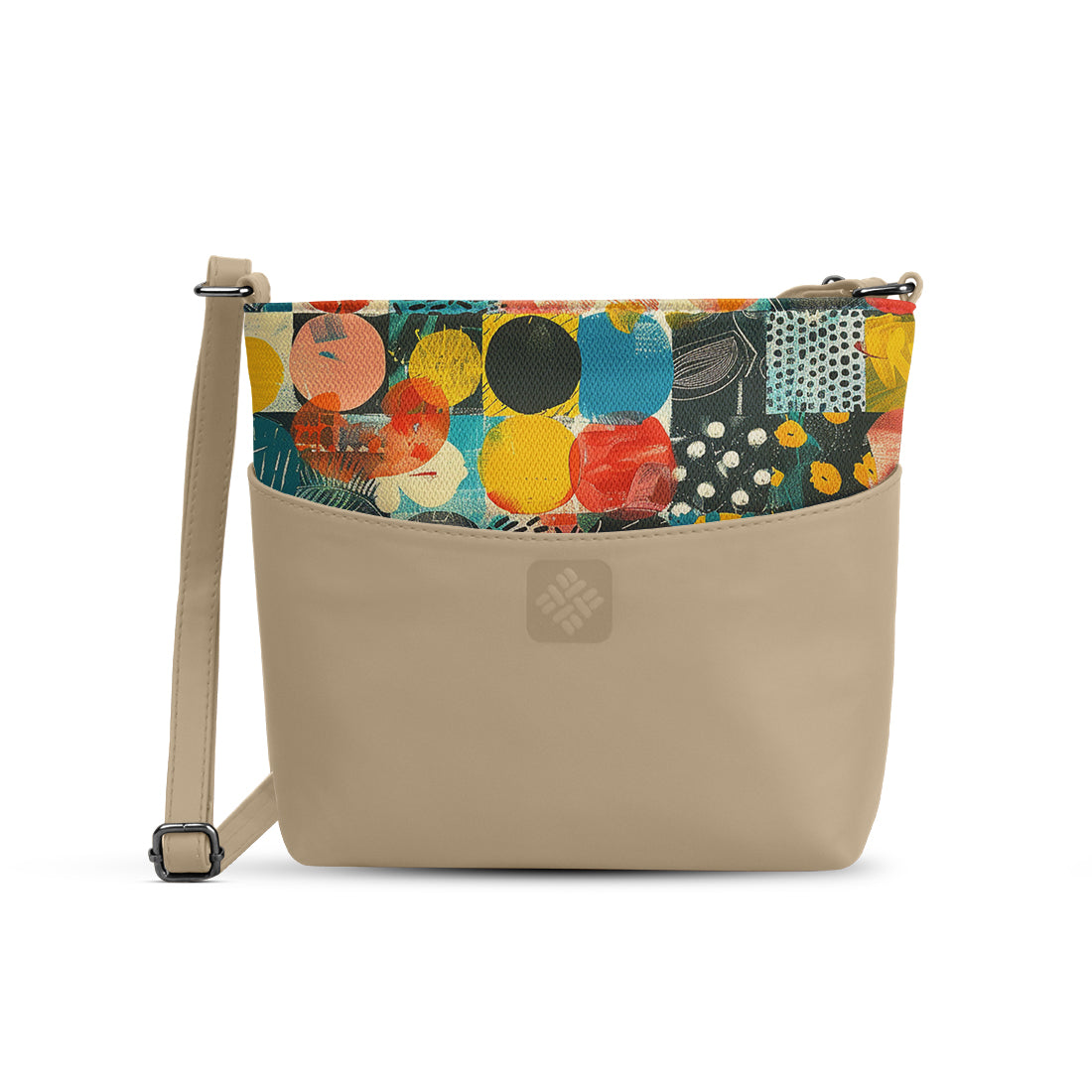 Chic Essentials Crossbody Artful Patchwork