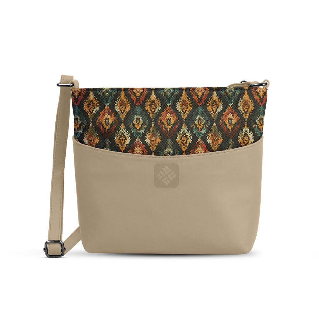 Chic Essentials Crossbody Autumn Hues Tribal