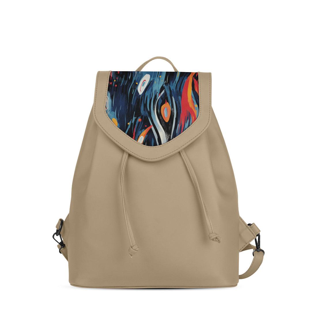 Beige City Serenade Backpack Aquatic Allure - CANVAEGYPT