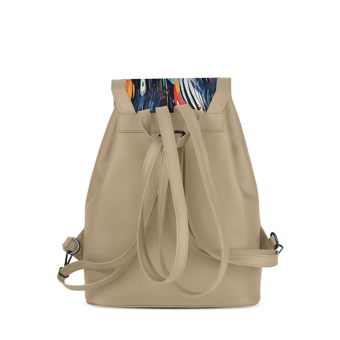 Beige City Serenade Backpack Aquatic Allure - CANVAEGYPT