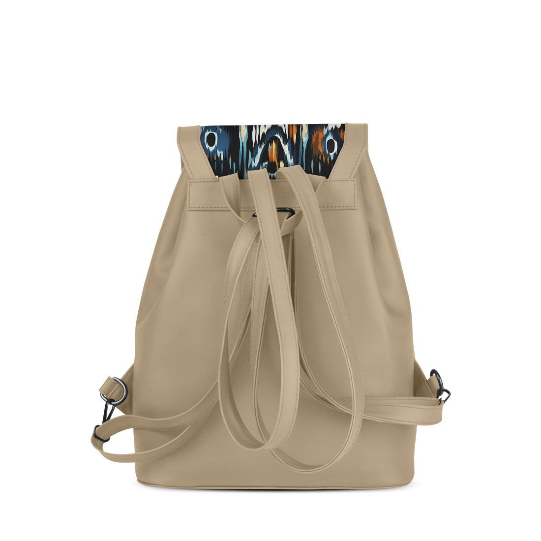 Beige City Serenade Backpack Ikat Abyss - CANVAEGYPT
