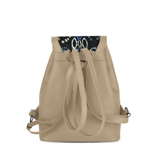 Beige City Serenade Backpack Oceanic Tribal Mandala - CANVAEGYPT