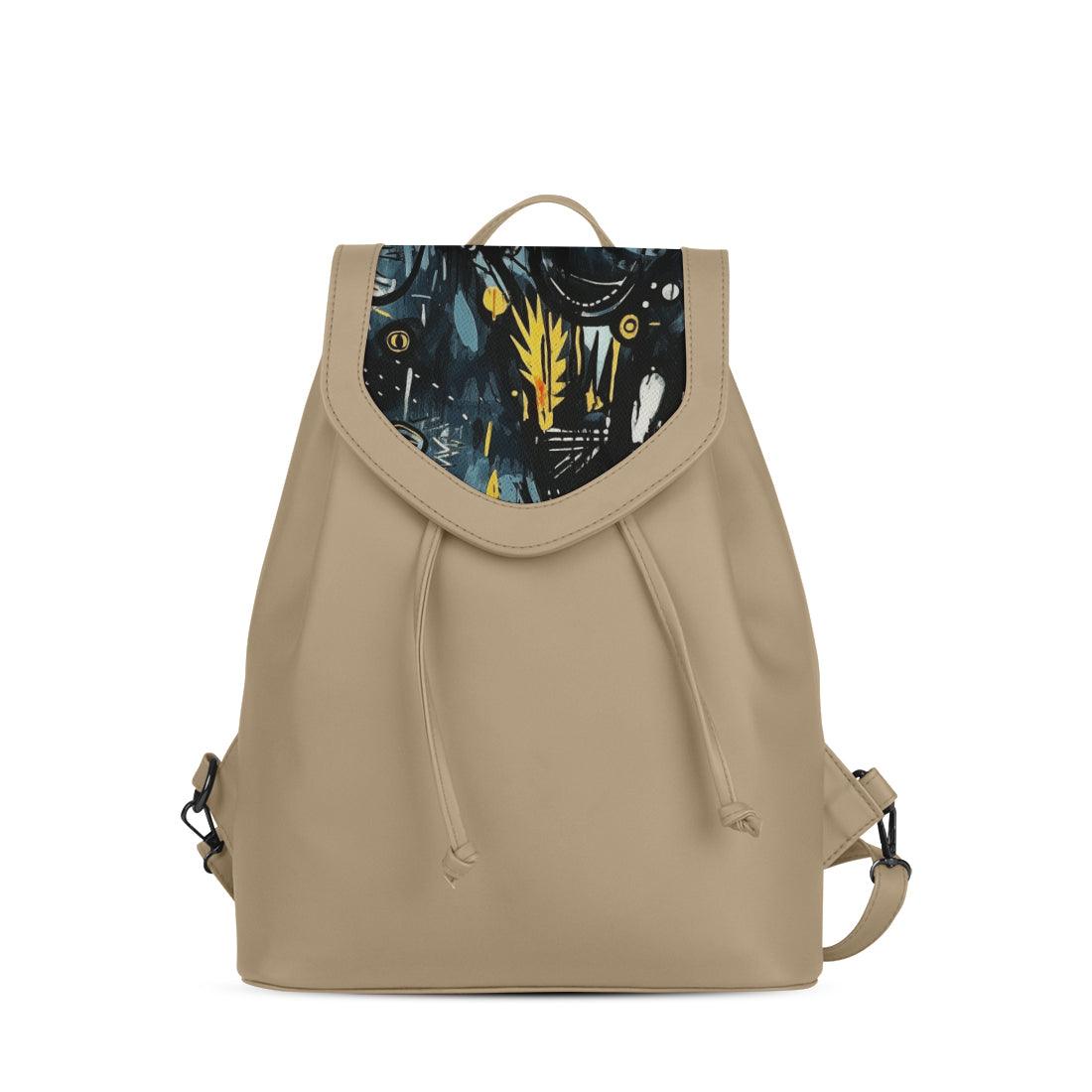 Beige City Serenade Backpack Ethereal Eyes - CANVAEGYPT