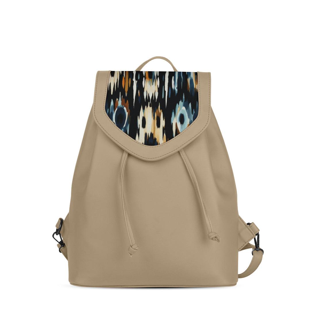 Beige City Serenade Backpack Ikat Abyss - CANVAEGYPT