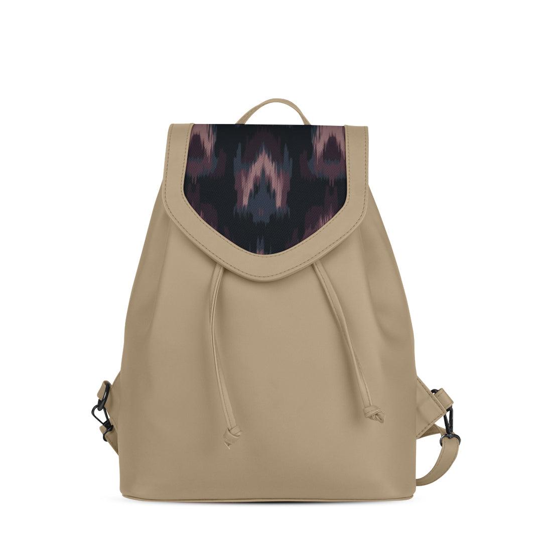 Beige City Serenade Backpack Midnight Ikat Echoes - CANVAEGYPT