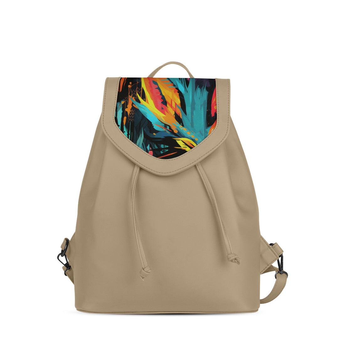 Beige City Serenade Backpack Mythical Flame - CANVAEGYPT
