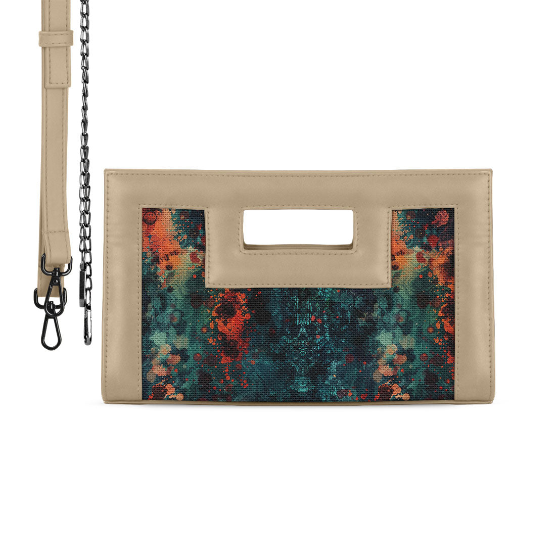 Beige City Sleek Clutch ColorFusion