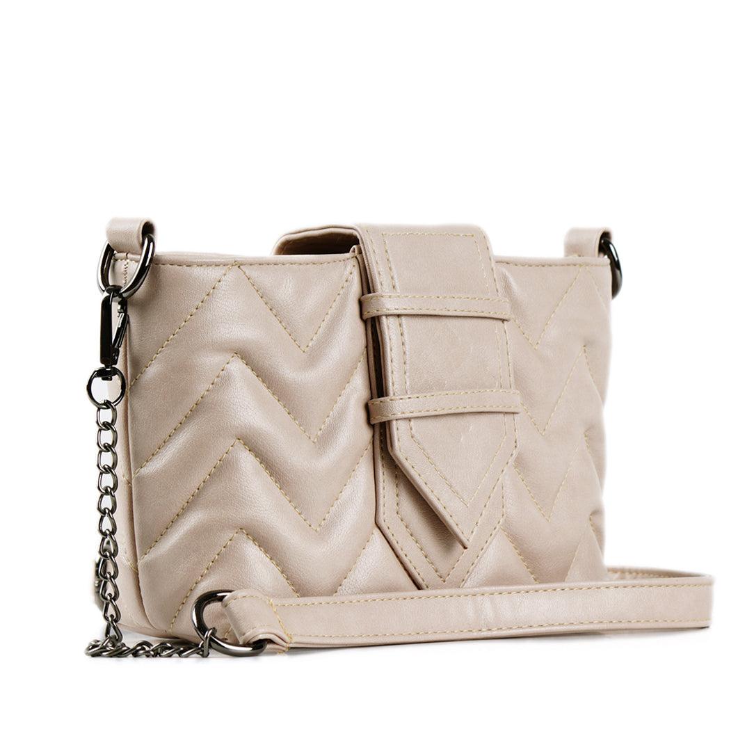 Beige Fleming Clutch - CANVAEGYPT