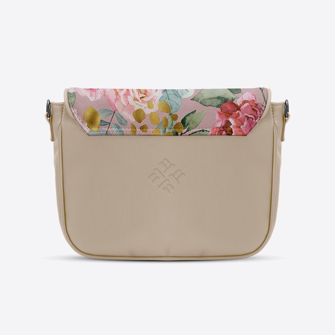 Beige Messenger Crossbody Watercolor Gentle - CANVAEGYPT