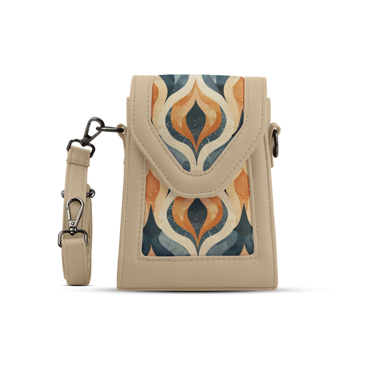 Beige Mini Urban Crossbody Bag Serene Flame