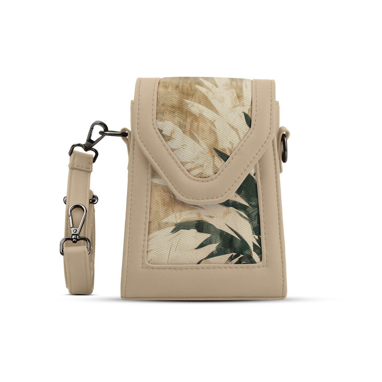 Beige Mini Urban Crossbody Bag Whispering Bamboo