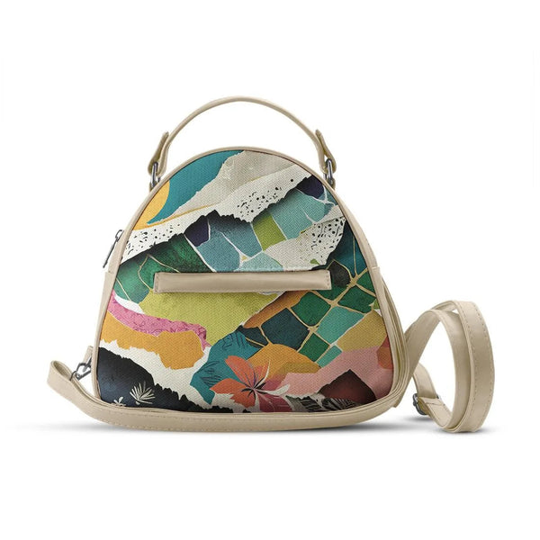 Beige Mini Voyage Backpack Cutted - CANVAEGYPT
