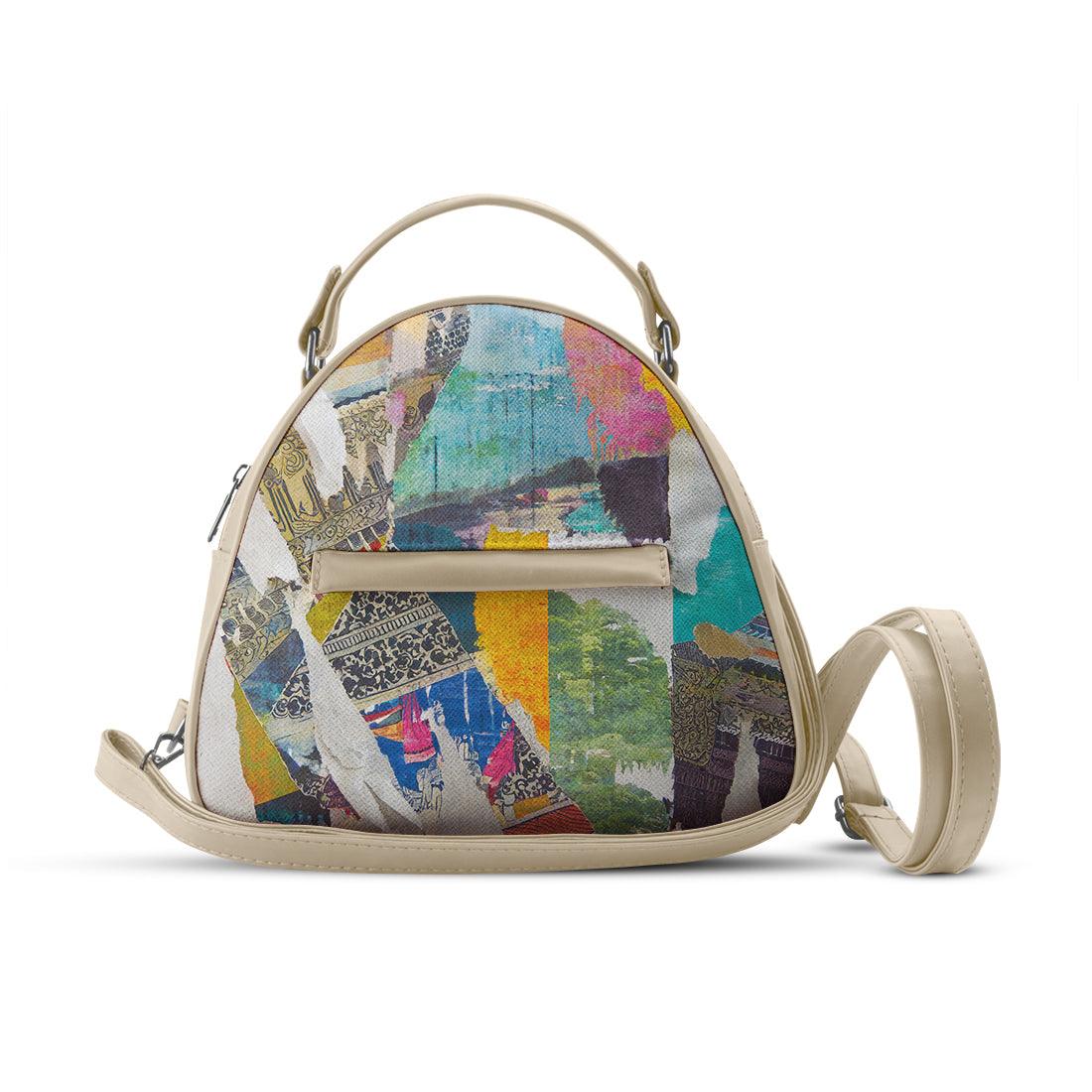 Beige Mini Voyage Backpack Remains - CANVAEGYPT