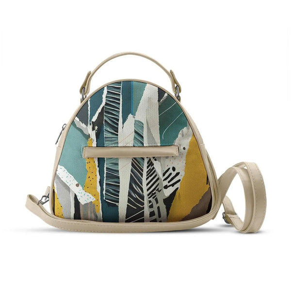 Beige Mini Voyage Backpack Shapescratch - CANVAEGYPT