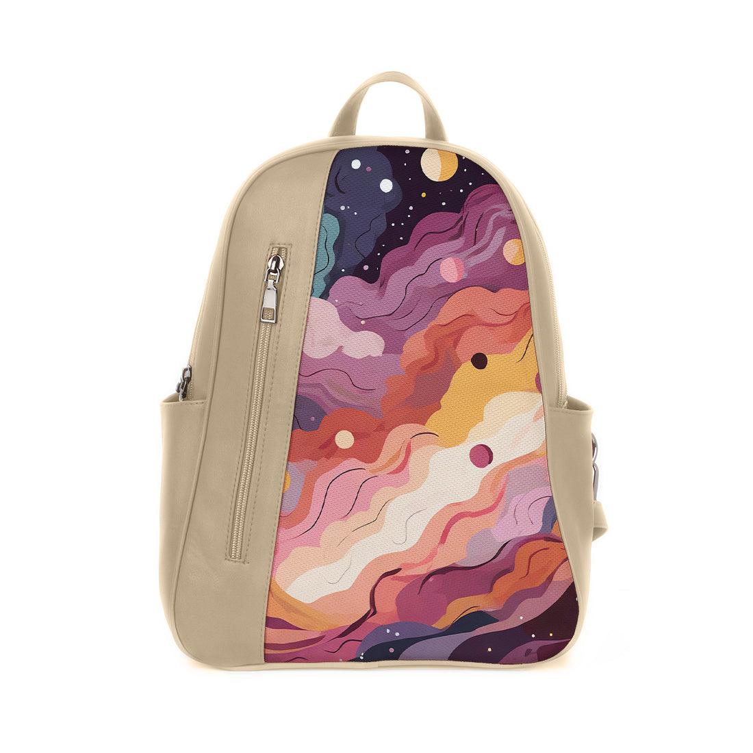 Beige Mixed Backpack Wavy Sky - CANVAEGYPT