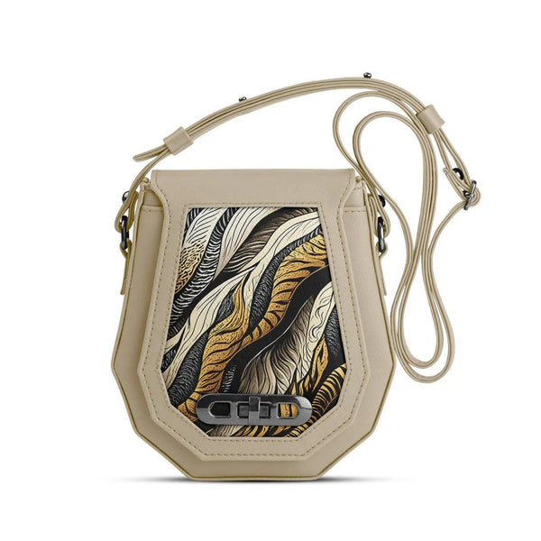 Beige Polygon Crossbags CONNECTED - CANVAEGYPT