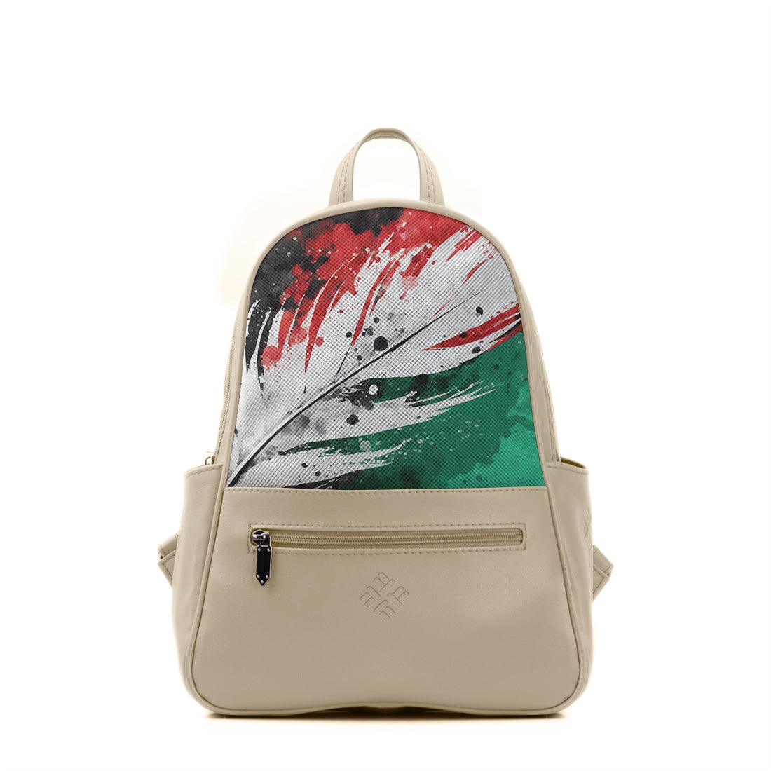 Beige Vivid Backpack Palestine - CANVAEGYPT