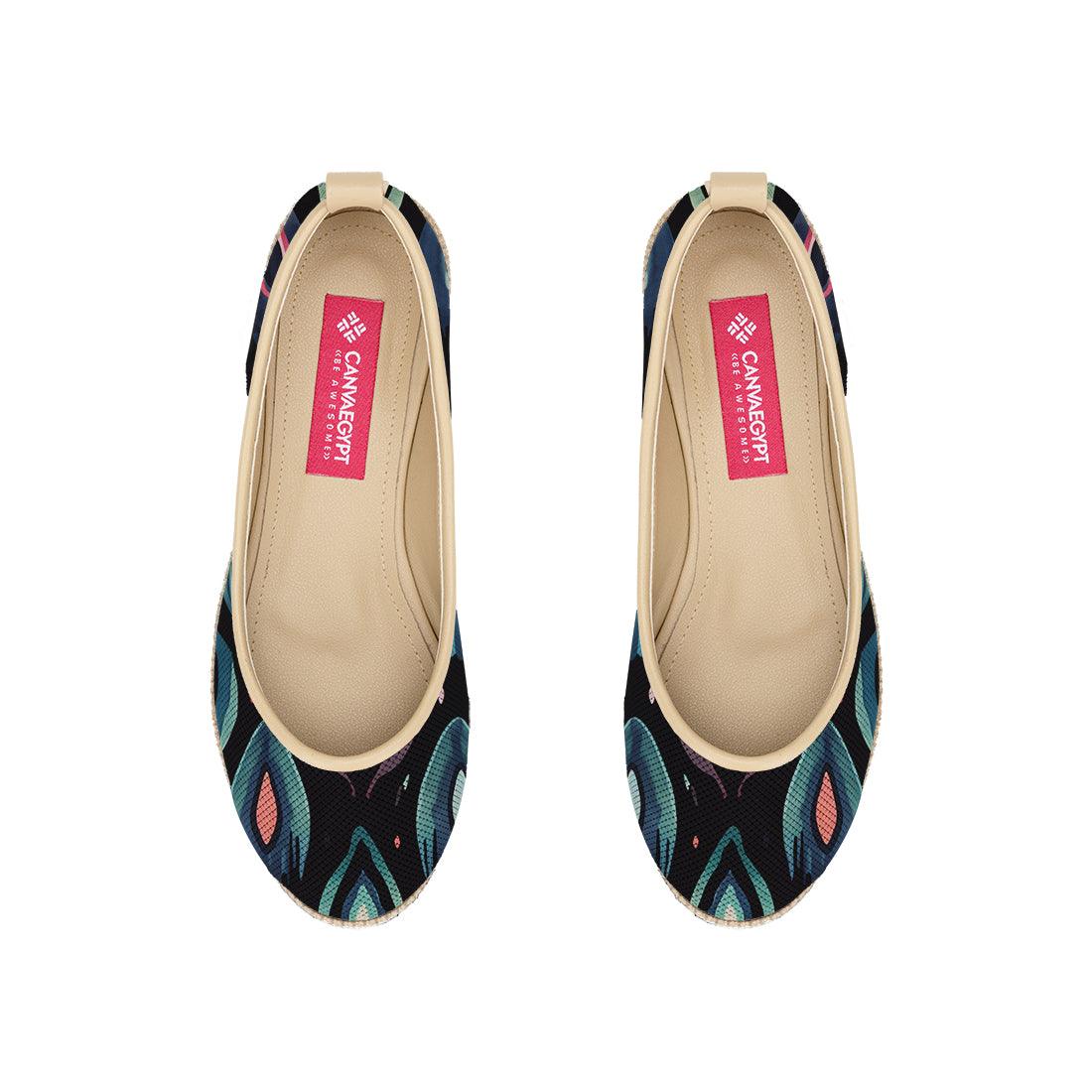 Beige Voyage Round Toe Aquatic - CANVAEGYPT