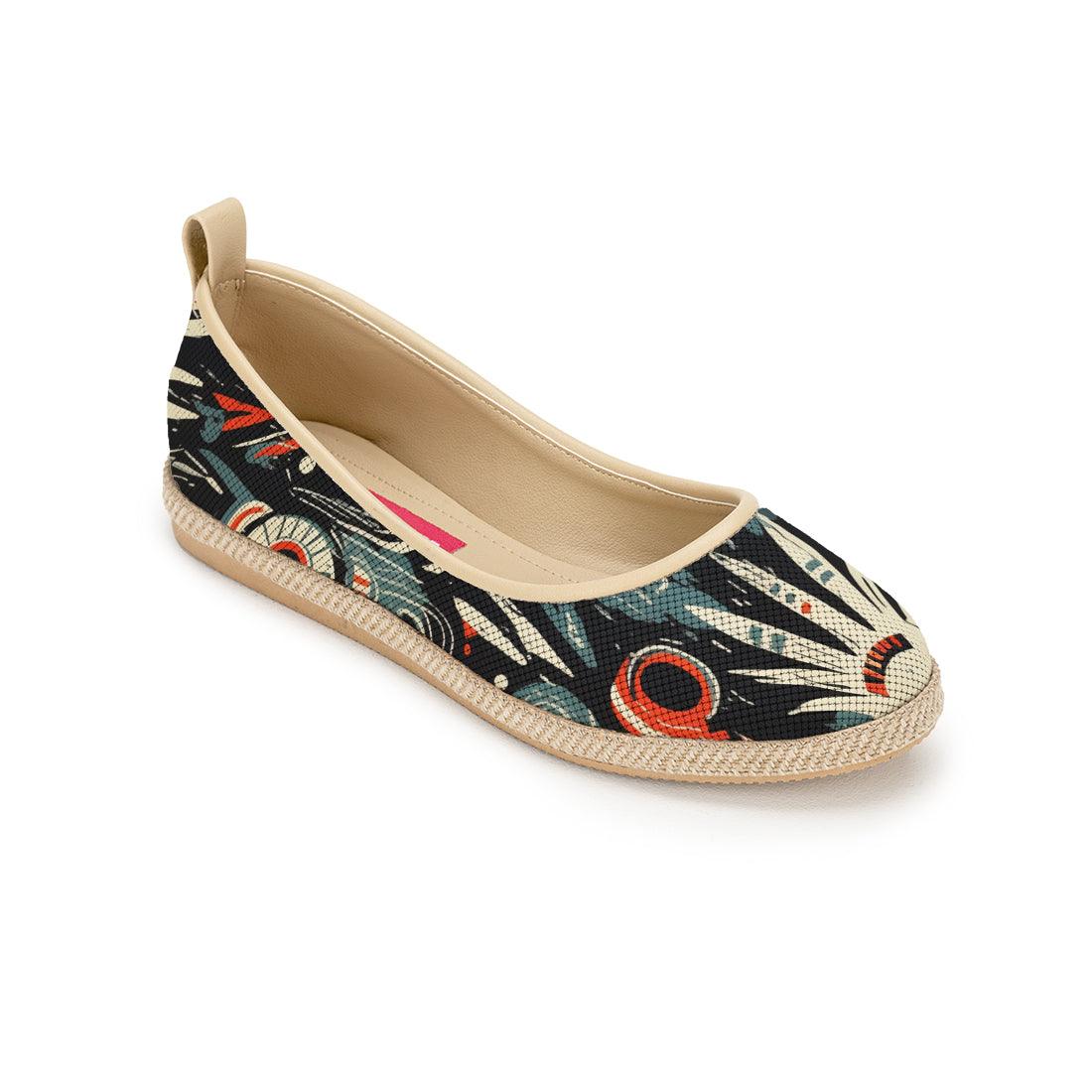 Beige Voyage Round Toe Art - CANVAEGYPT
