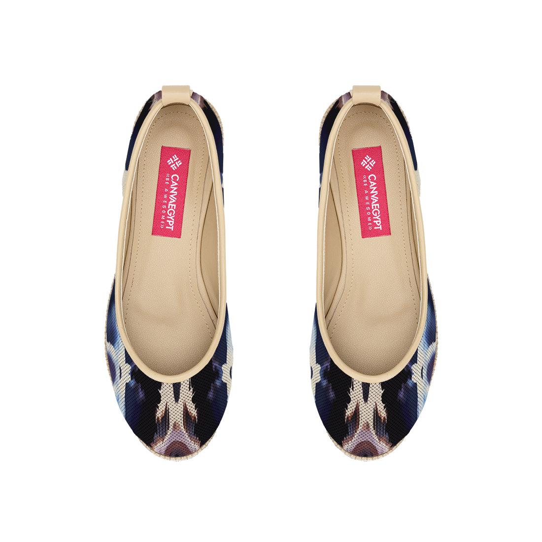 Beige Voyage Round Toe Puzzling - CANVAEGYPT