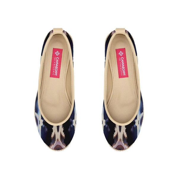 Beige Voyage Round Toe Puzzling - CANVAEGYPT
