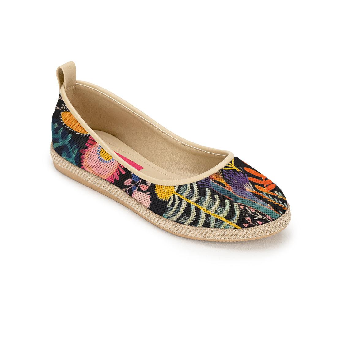 Beige Voyage Round Toe Sea Life - CANVAEGYPT