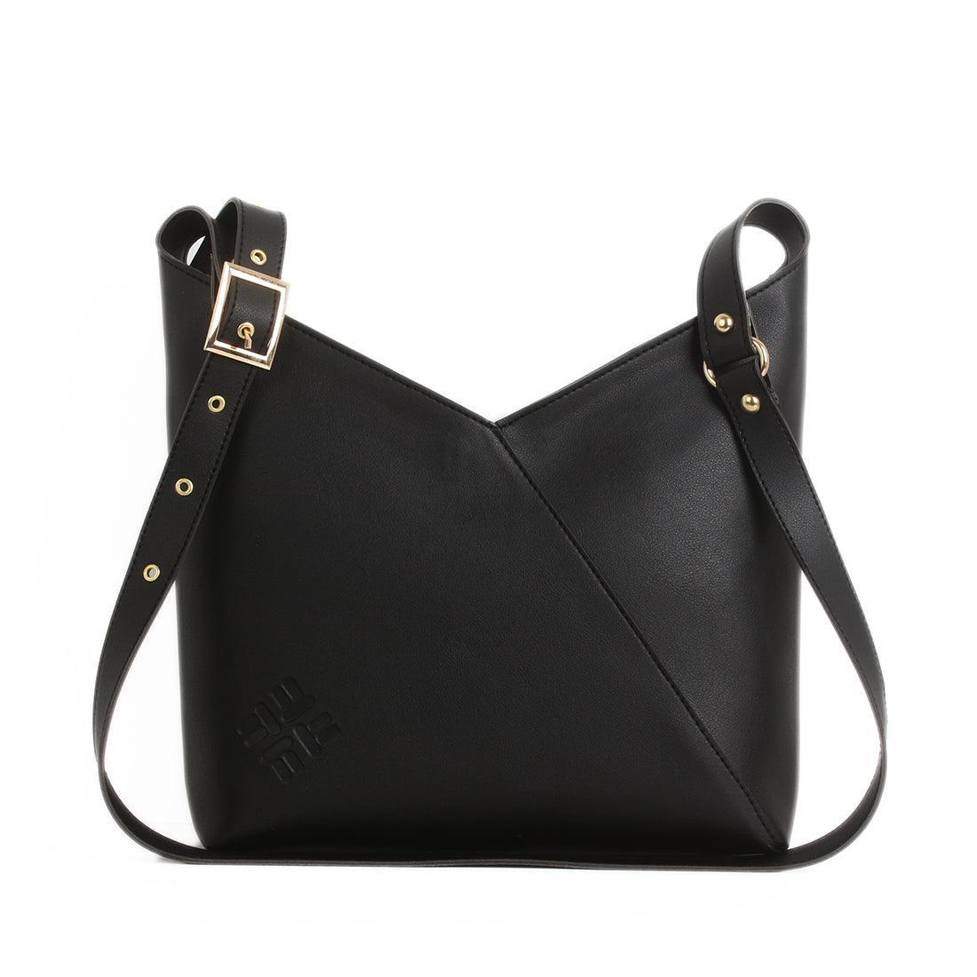 Bicolor Triangles Bags Black - CANVAEGYPT