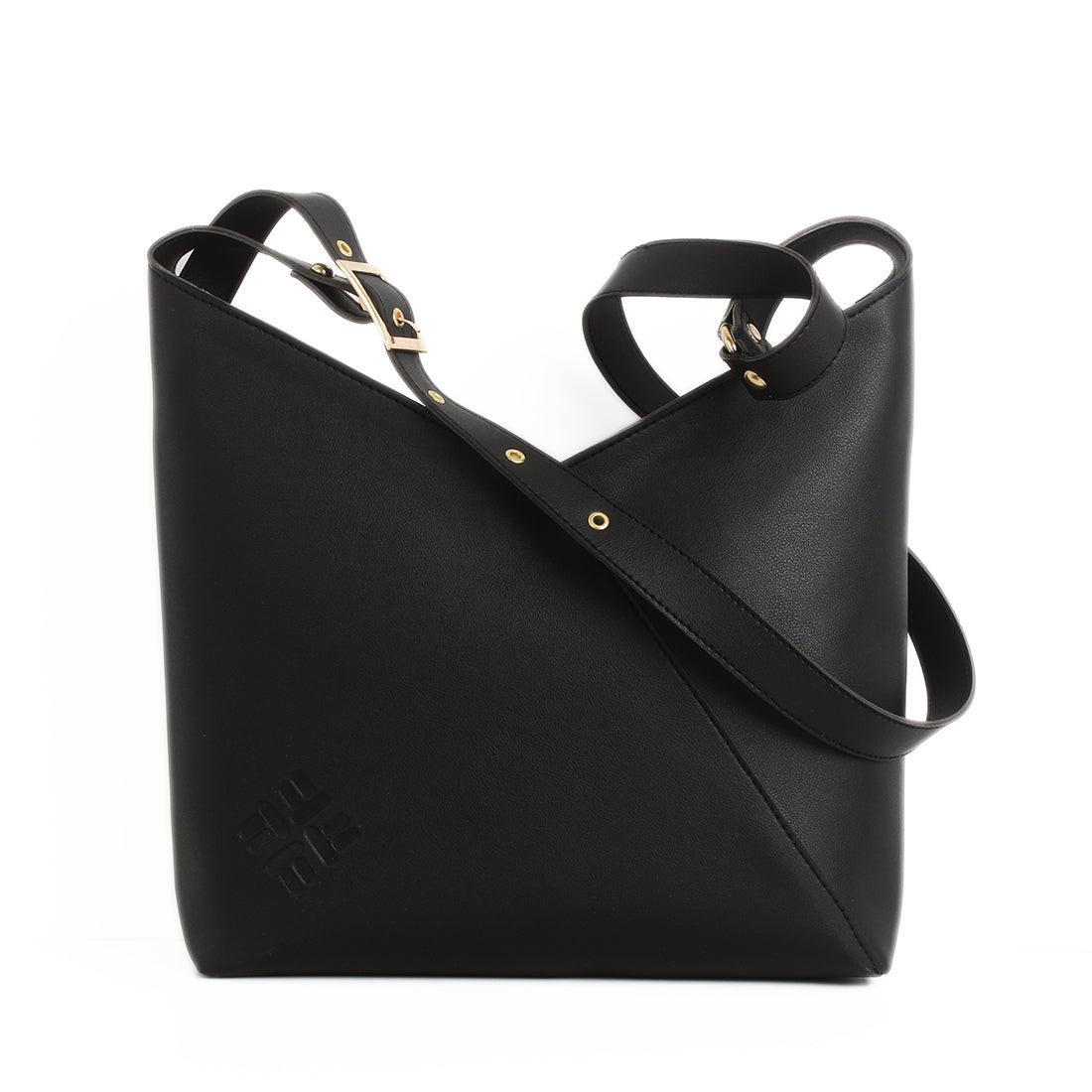 Bicolor Triangles Bags Black - CANVAEGYPT