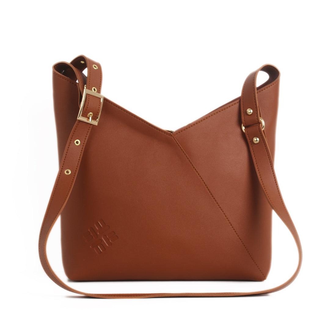 Bicolor Triangles Bags Havana - CANVAEGYPT