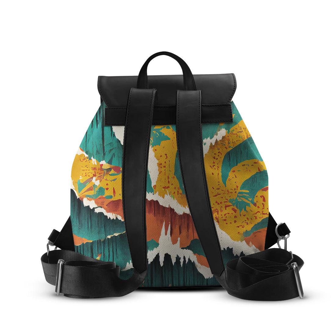 Black Aurora Backpack Texture - CANVAEGYPT