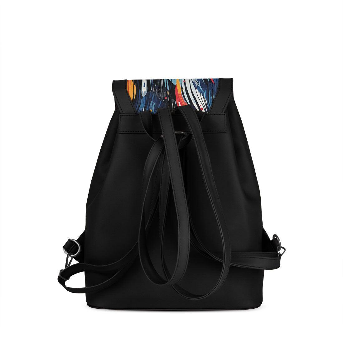 Black City Serenade Backpack Aquatic Allure - CANVAEGYPT