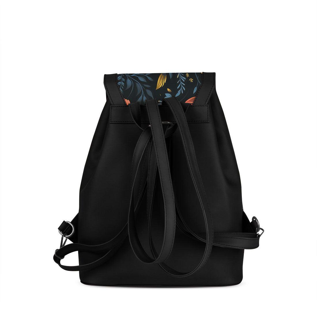 Black City Serenade Backpack Floral Whisper - CANVAEGYPT