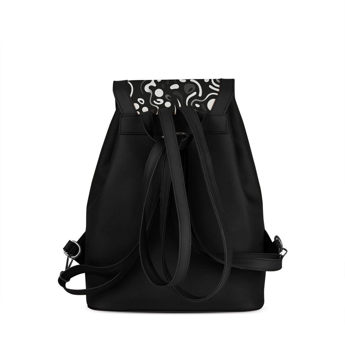 Black City Serenade Backpack Monochrome Maelstrom - CANVAEGYPT