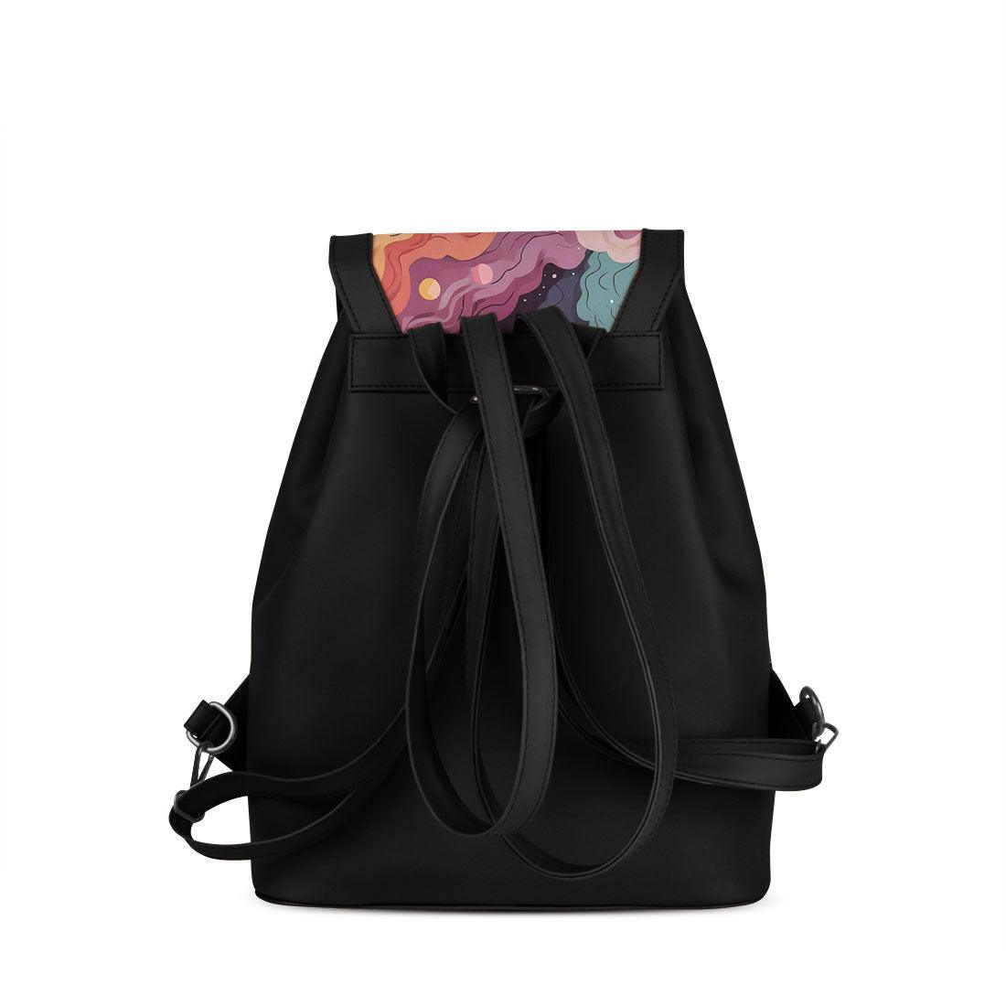 Black City Serenade Backpack Wavy Sky - CANVAEGYPT