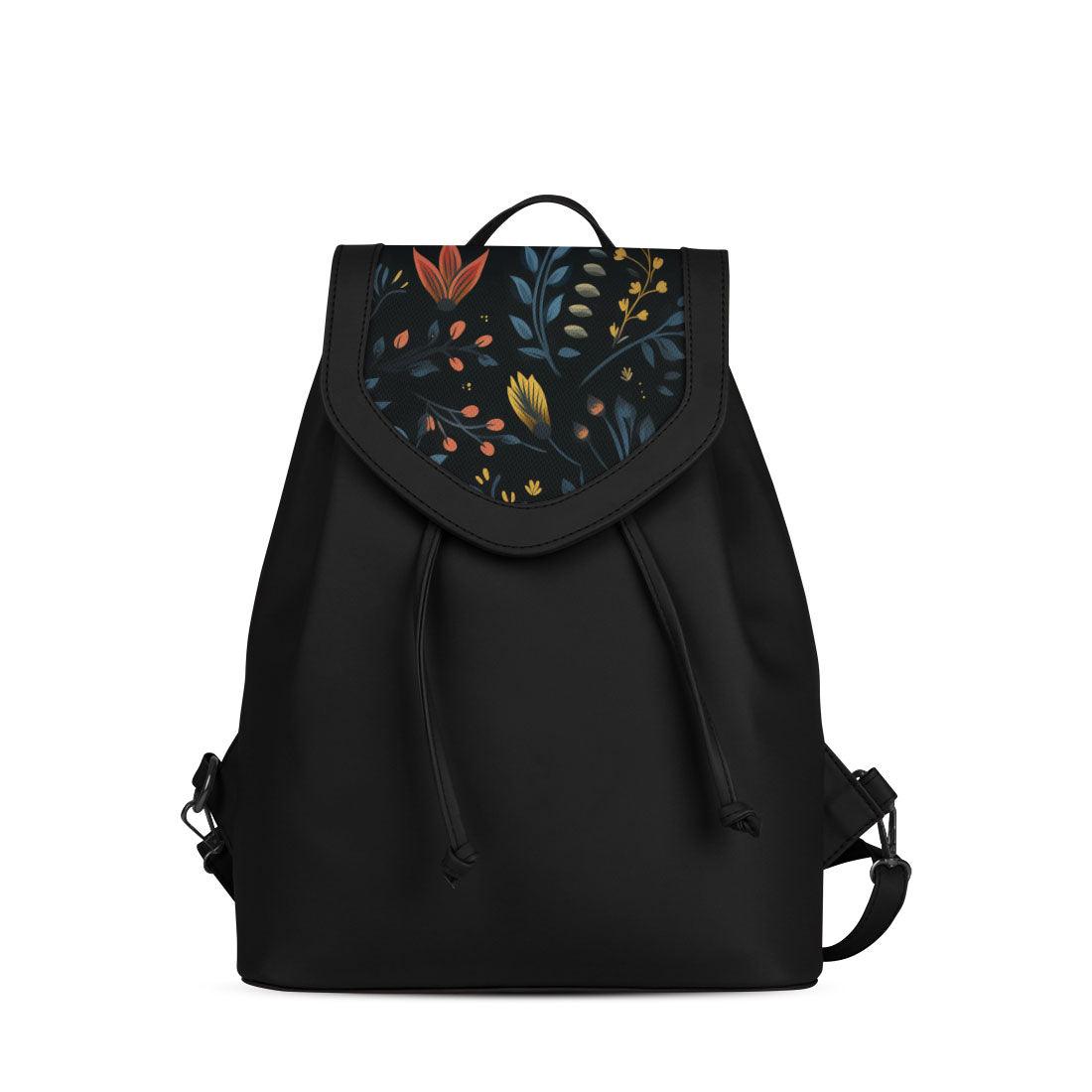 Black City Serenade Backpack Floral Whisper - CANVAEGYPT