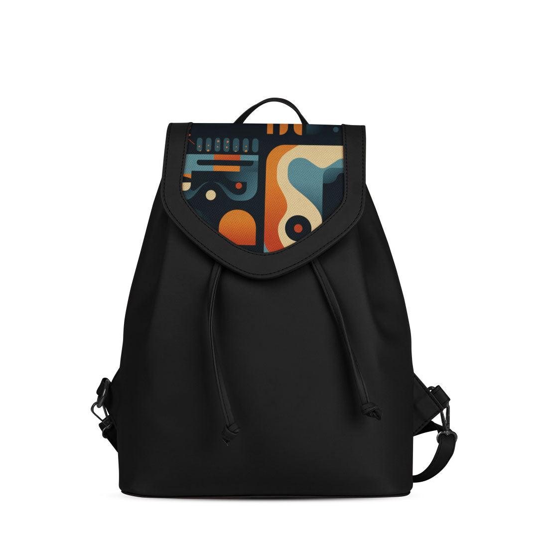 Black City Serenade Backpack Machina Melody - CANVAEGYPT