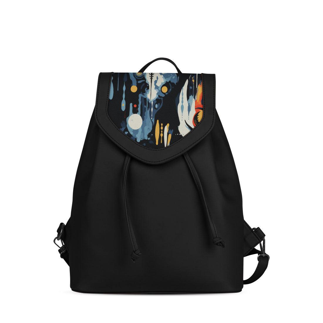 Black City Serenade Backpack Psychedelic Swirl - CANVAEGYPT