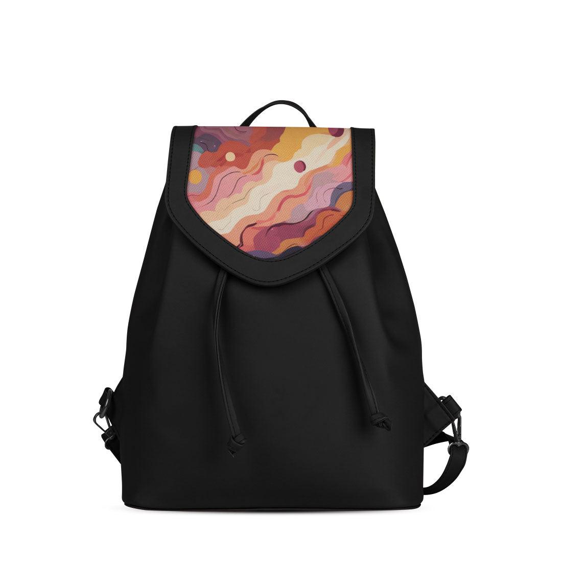 Black City Serenade Backpack Wavy Sky - CANVAEGYPT