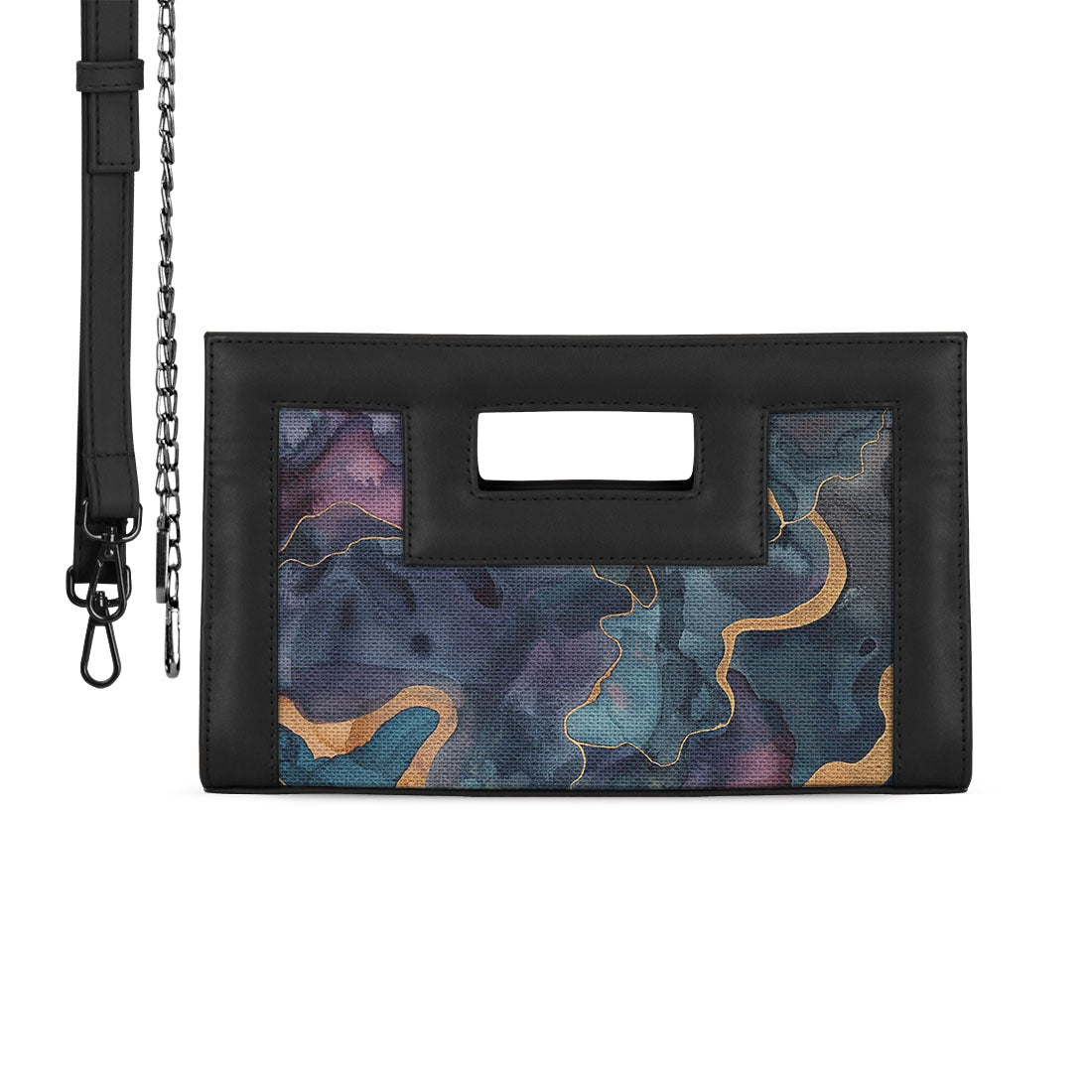 Black City Sleek Clutch Blendify