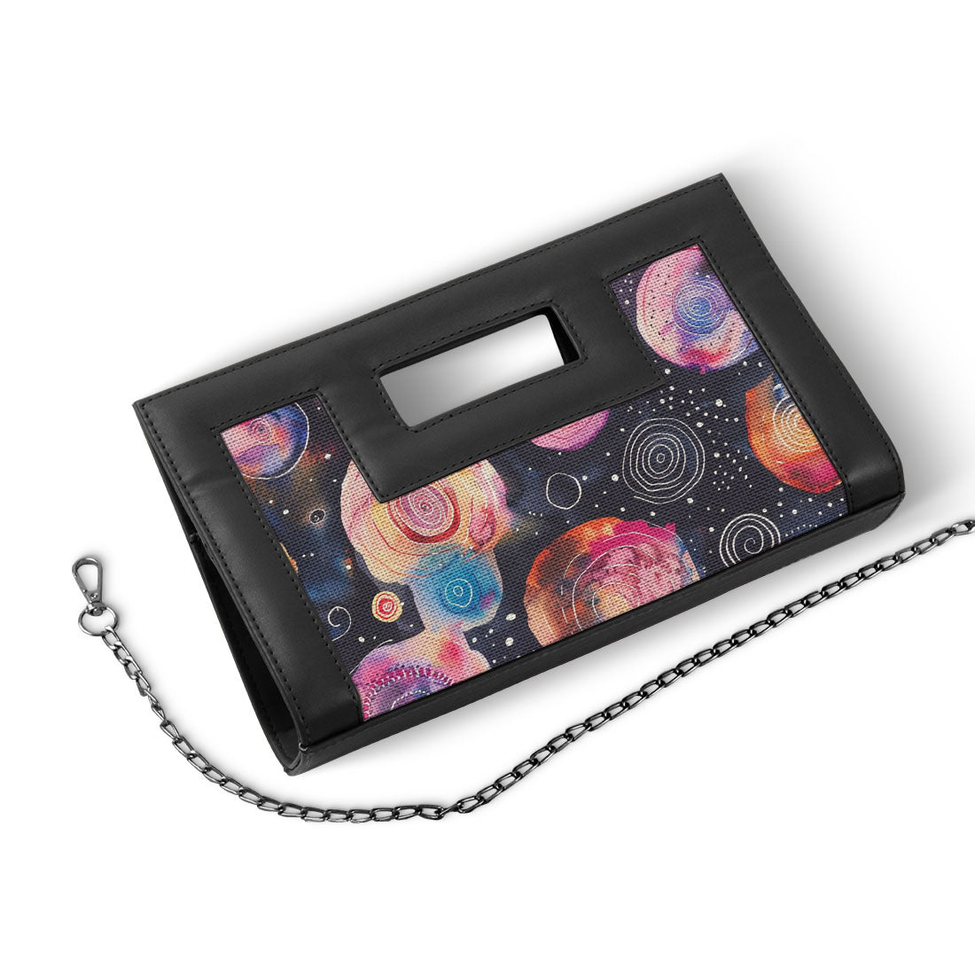 Black City Sleek Clutch Dark Circles