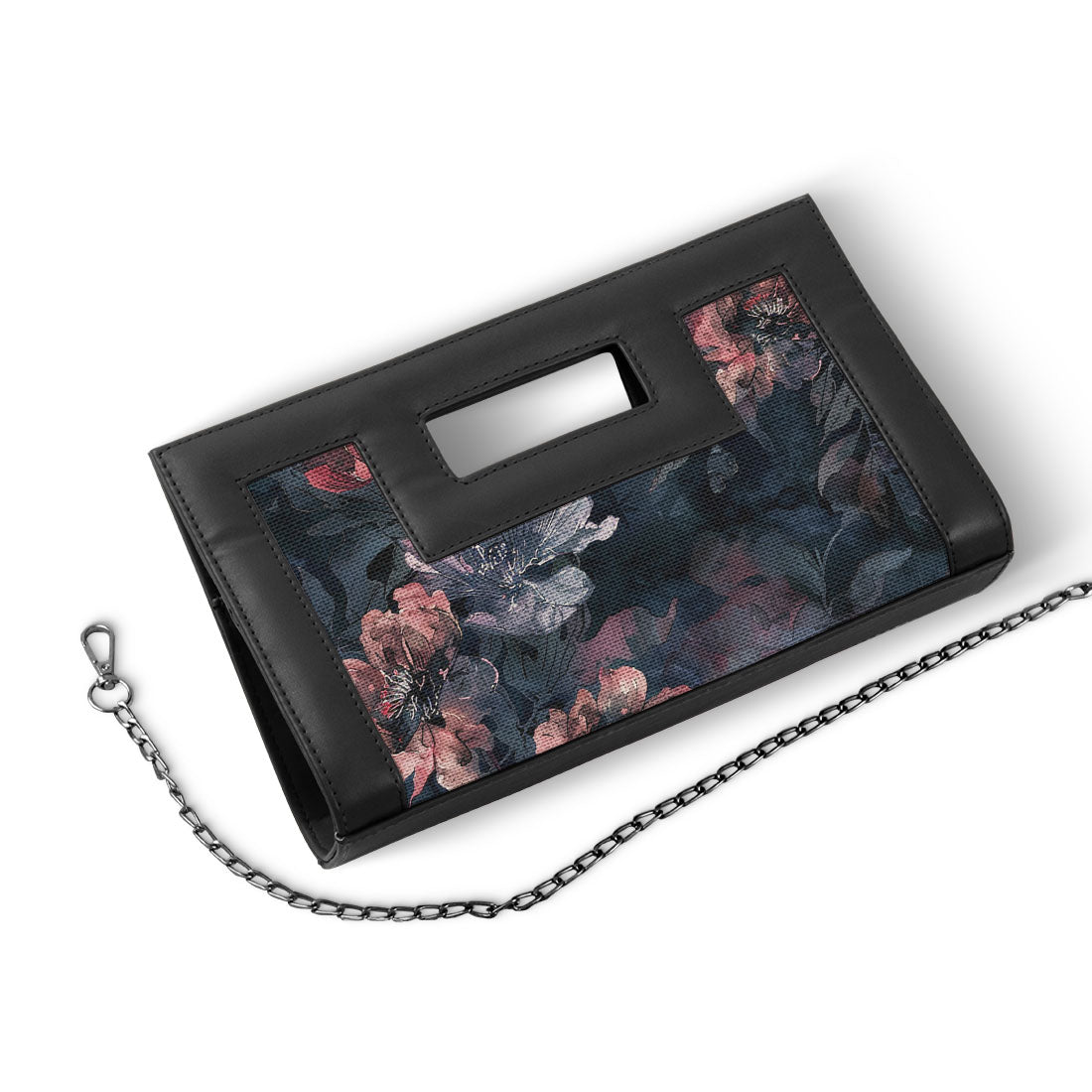 Black City Sleek Clutch Dark Pattern