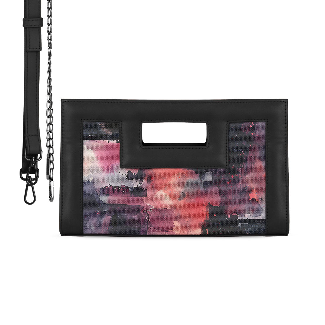 Black City Sleek Clutch Mixed Colors