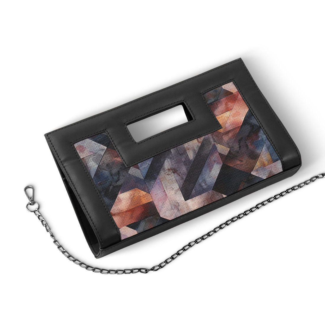 Black City Sleek Clutch Rectangles