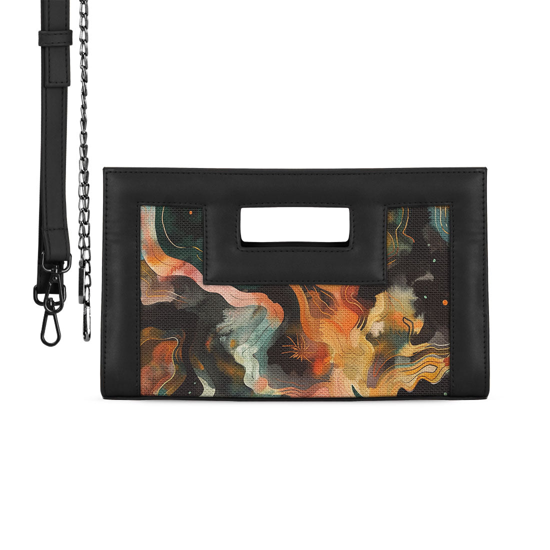 Black City Sleek Clutch Vividblend