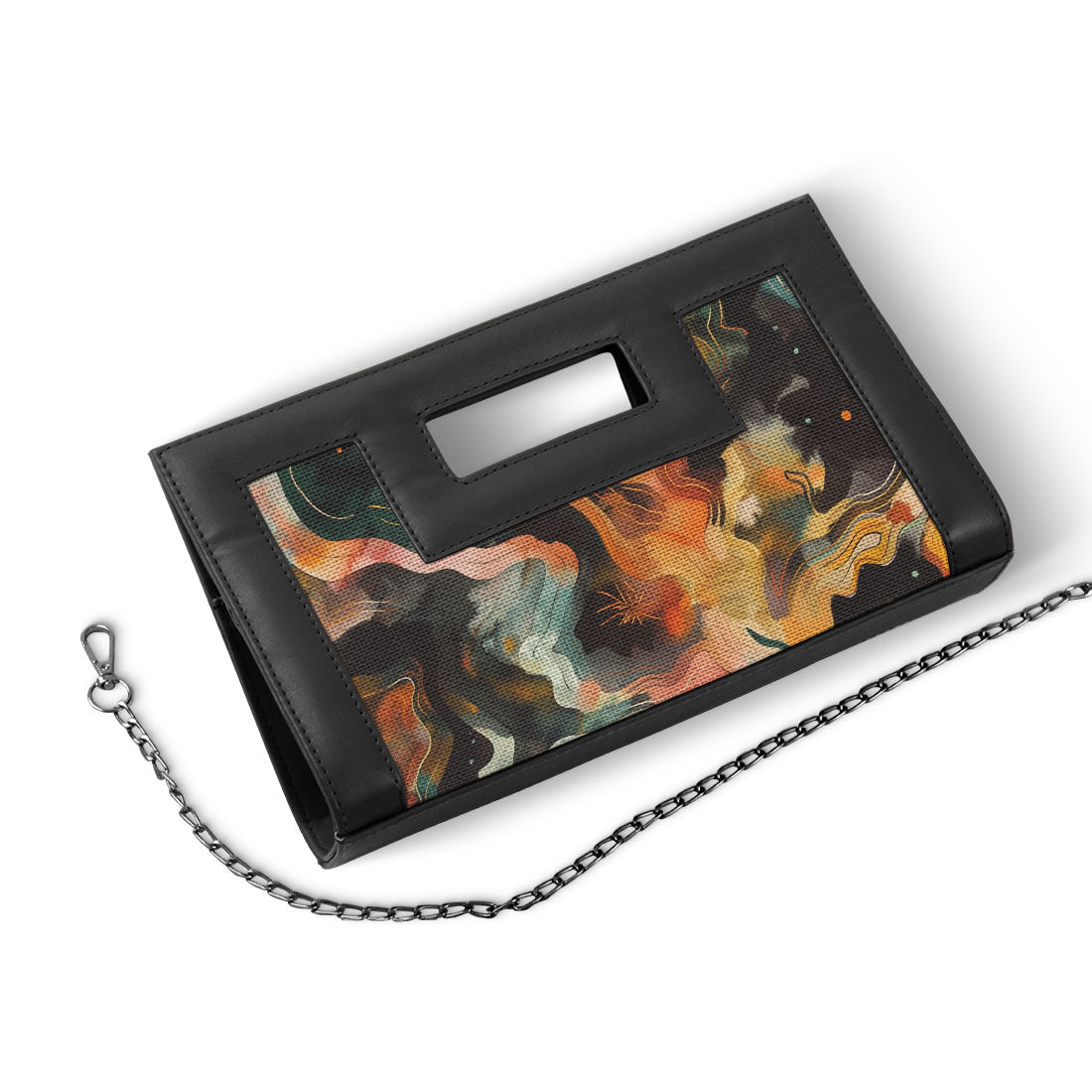 Black City Sleek Clutch Vividblend