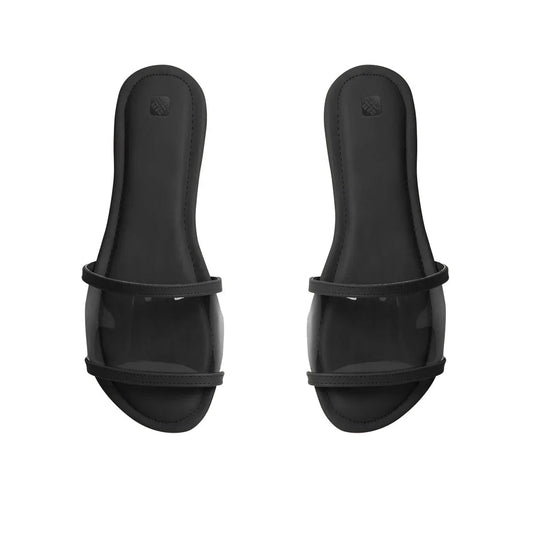 Black Clear Bliss Comfort Slipper - 1