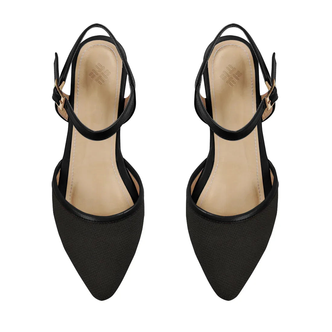 Black Closed Strap Sandal - 1